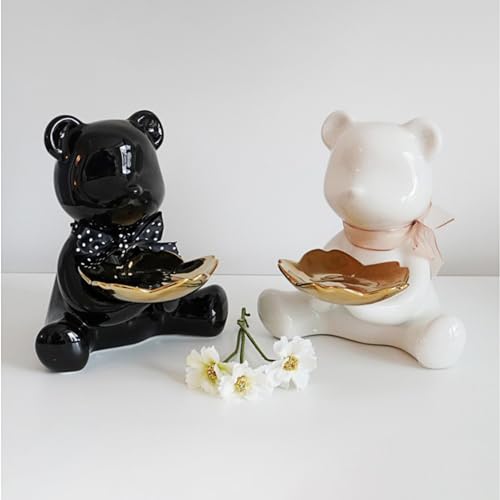White Modern Art Unique Cross Ceramic Vases Set of 2, Perfect for Room Home Office Hotel Restaurant Farmhouse Decor Decoration, Safe Delivery (White)