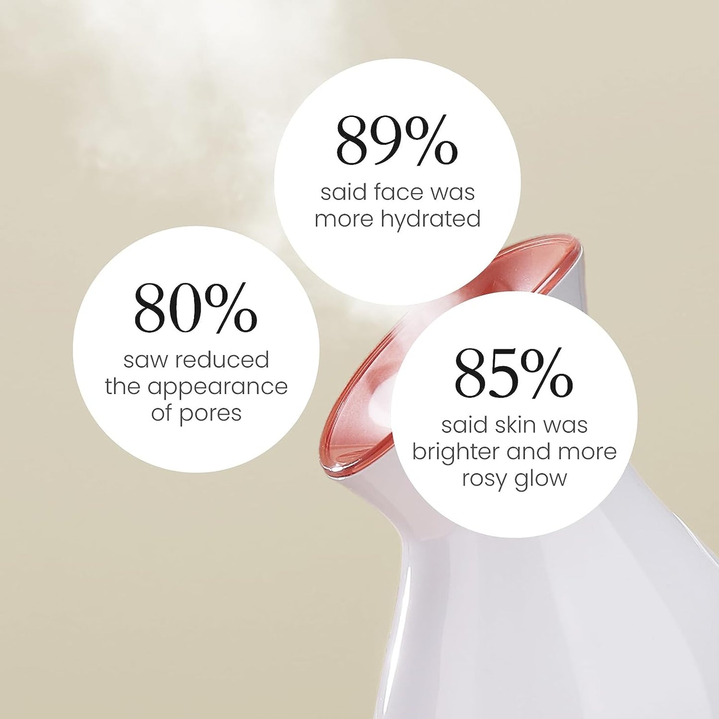 Facial Steamer Nano Ionic Hot Mist Face Steamer Home Sauna SPA Face Humidifier Atomizer for Women Men Moisturizing Unclogs Pores Spa Quality