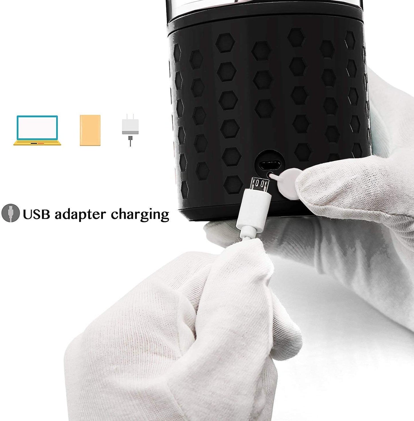 Portable Blender, Personal Blender for Shakes and Smoothies with Rechargeable USB Blender Cup, Black