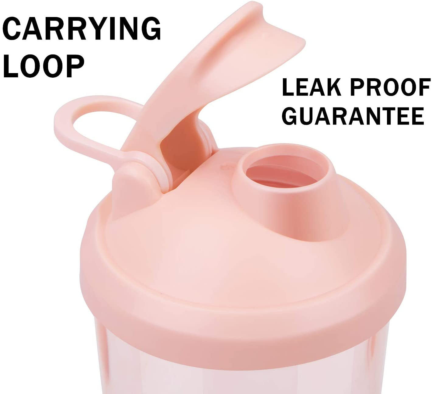 VOLTRX Premium Electric Protein Shaker Bottle, Made with Tritan - BPA Free - 24 Oz Vortex Portable Mixer Cup/Usb Rechargeable Shaker Cups for Protein Shakes