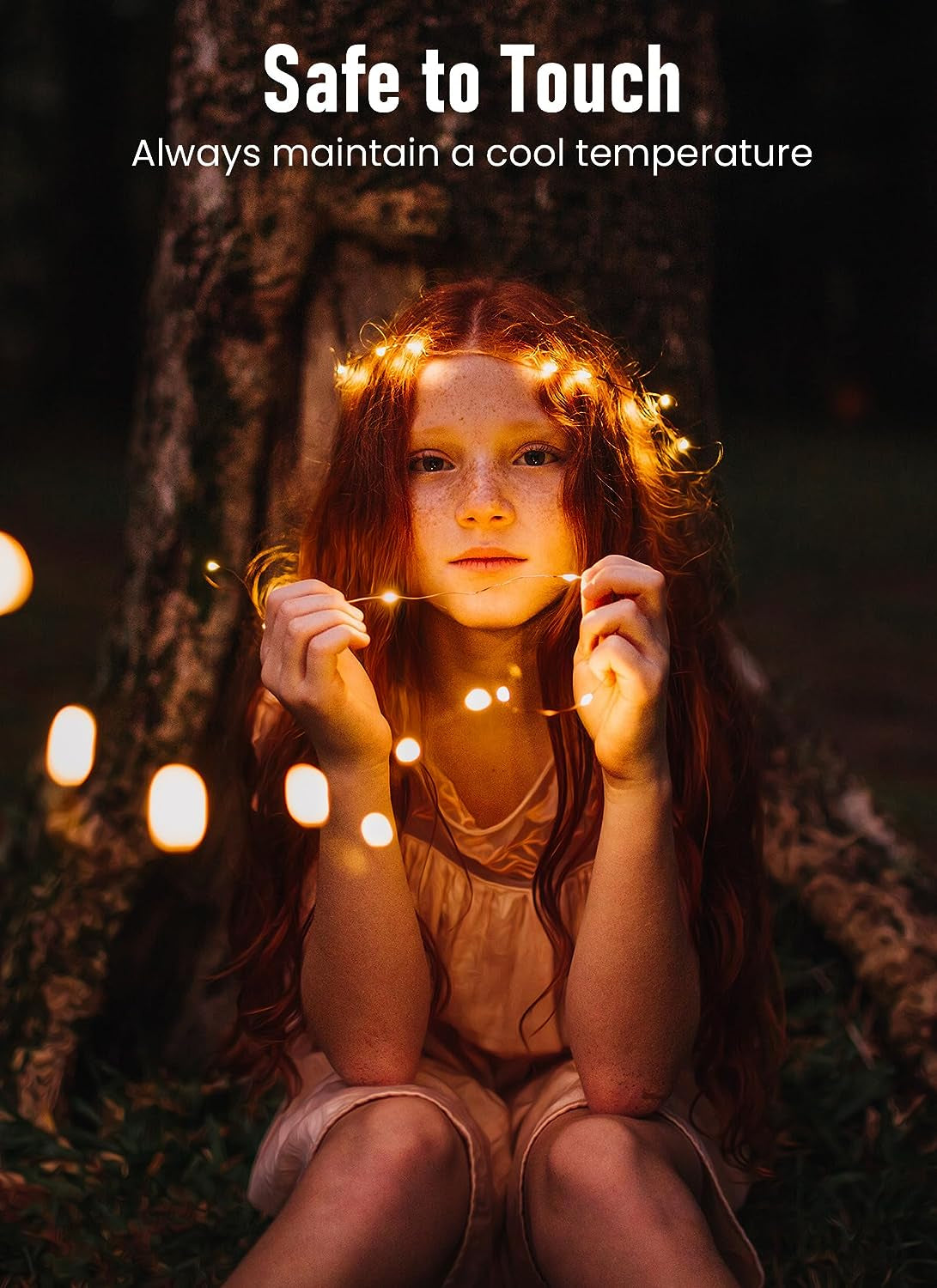 Minetom Fairy Lights Battery Operated, 33FT 100 LED Mini Battery Powered String Lights Copper Wire Twinkle Lights Mason Jar Lights, Waterproof Starry Firefly Lights for Party Wedding Christmas Decor