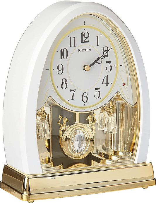 Clocks "Joyful Crystal Pearl" Musical Mantel Clock