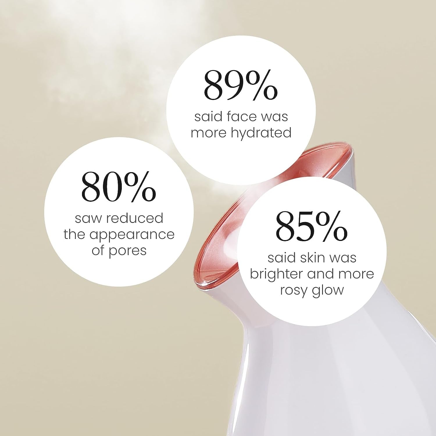 Facial Steamer Nano Ionic Hot Mist Face Steamer Home Sauna SPA Face Humidifier Atomizer for Women Men Moisturizing Unclogs Pores Spa Quality