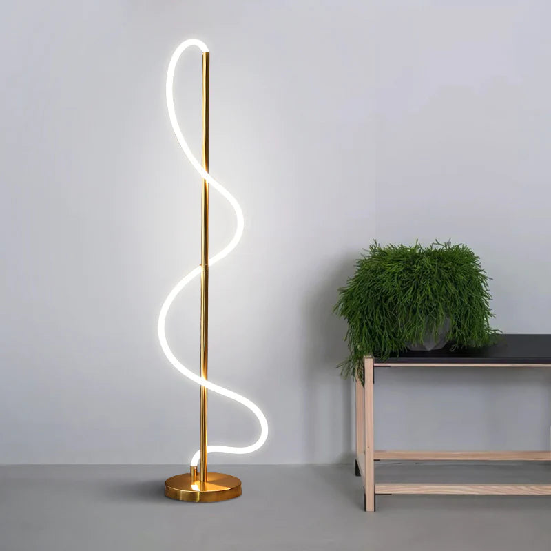 Minimal Nordic Modern Simple Creative Line Floor Lamp