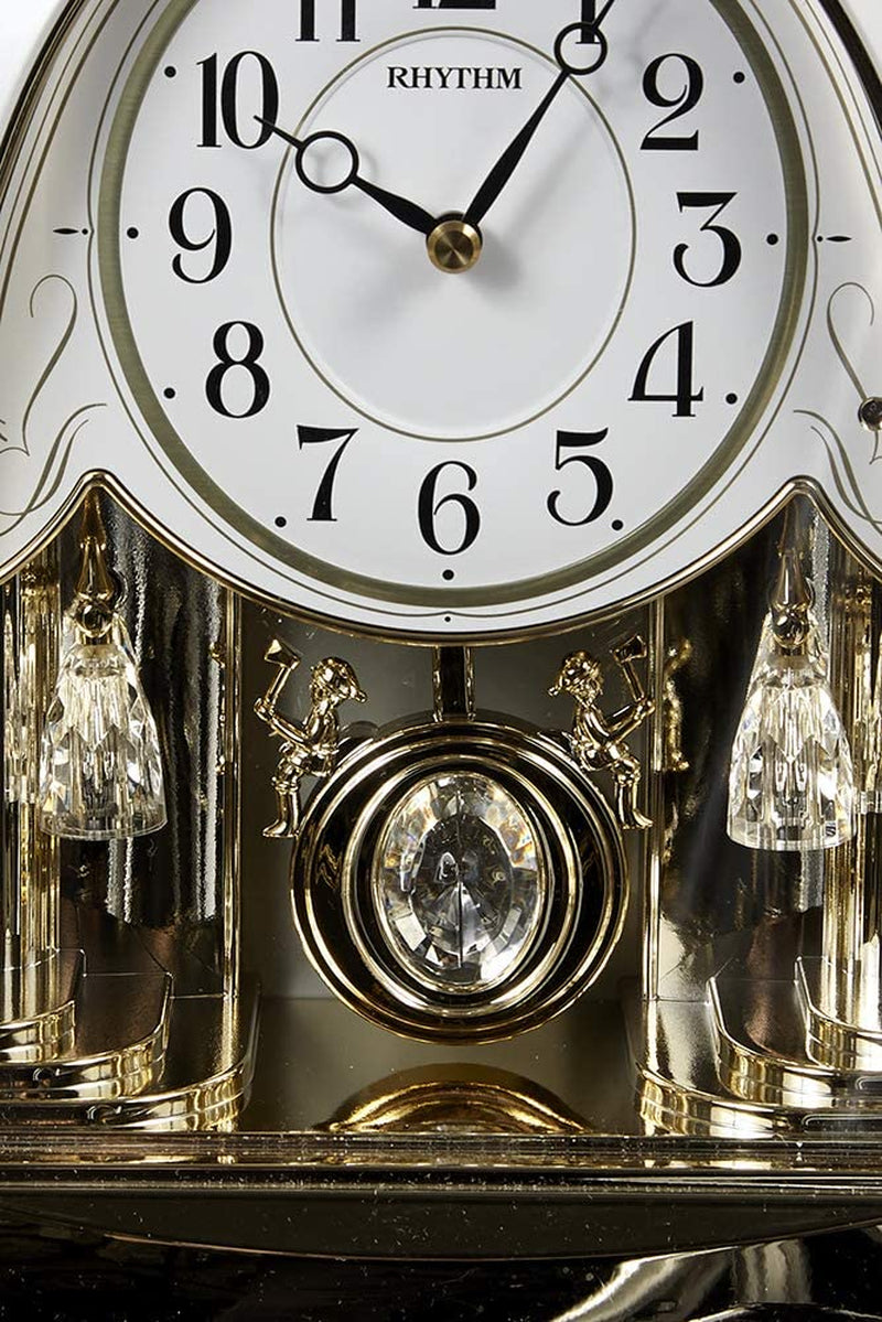 Clocks "Joyful Crystal Pearl" Musical Mantel Clock
